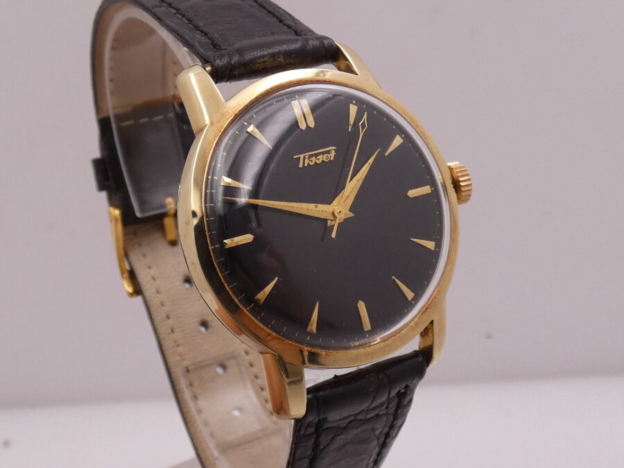 Tissot Classic Vintage ORO Massiccio 14Kt Anno 1954 Carica Manuale - immagine 11