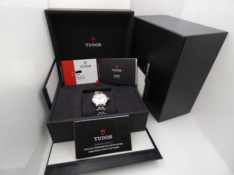 Tudor Clair de Rose 35500 BOX&PAPERS Italia Luglio 2020 Automatico Acciaio Braccialato Ladies - immagine 11