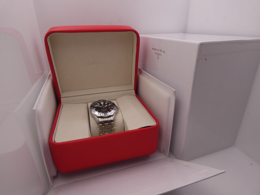 Omega Seamaster 300 GMT 50th Anniversary 2534.50 Acciaio Automatic Chronometer ANNO 2006 With BOX - immagine 11