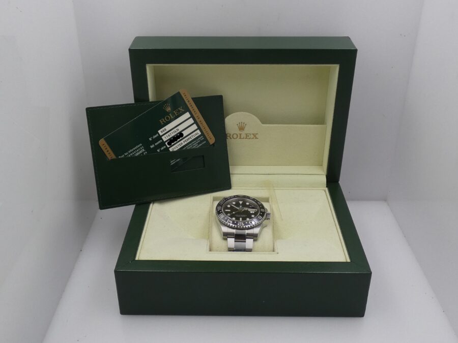 Rolex GMT-Master II 116710LN Chromalight BOX&PAPERS Random Lunetta Ceramica Anno 2013 TOP CONDITION - immagine 12