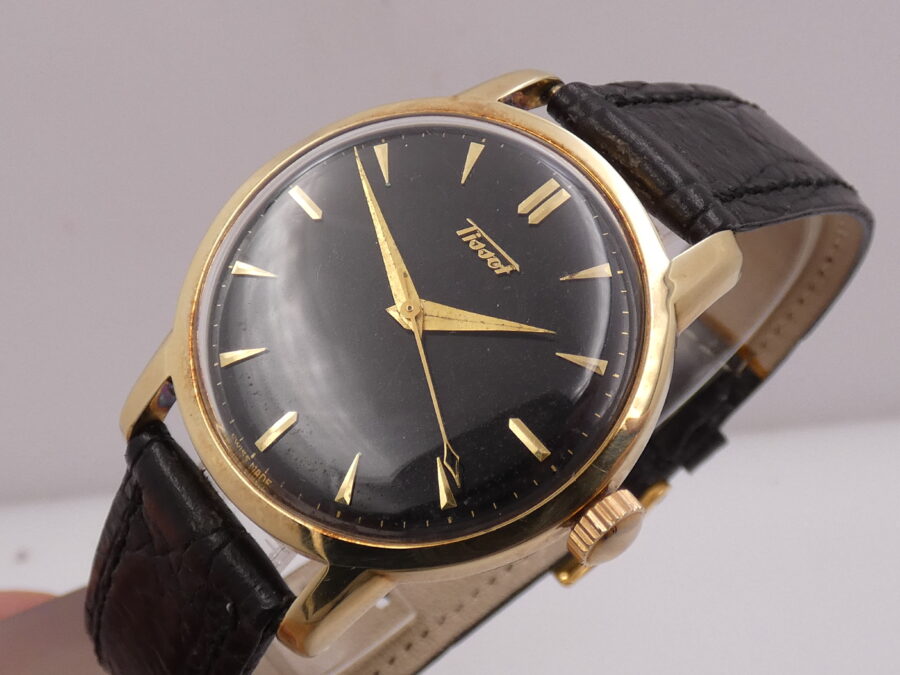 Tissot Classic Vintage ORO Massiccio 14Kt Anno 1954 Carica Manuale - immagine 12