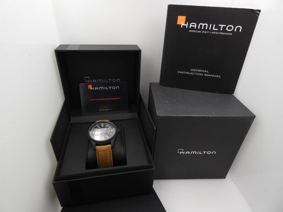 Hamilton Khaki Field Titanium H706655 FULL SET Anno 2023 Automatico - immagine 12