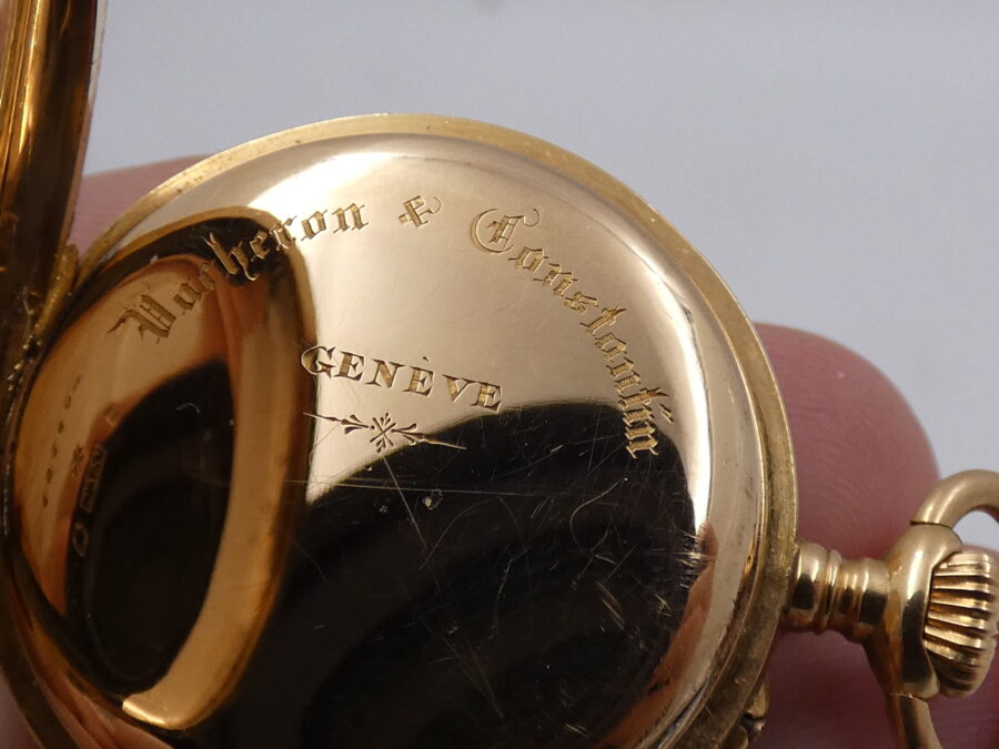 Vacheron Constantin Pocket Monachina Anno 1908 Oro Massiccio 18Kt Quadrante Porcellana Carica Manuale - immagine 11