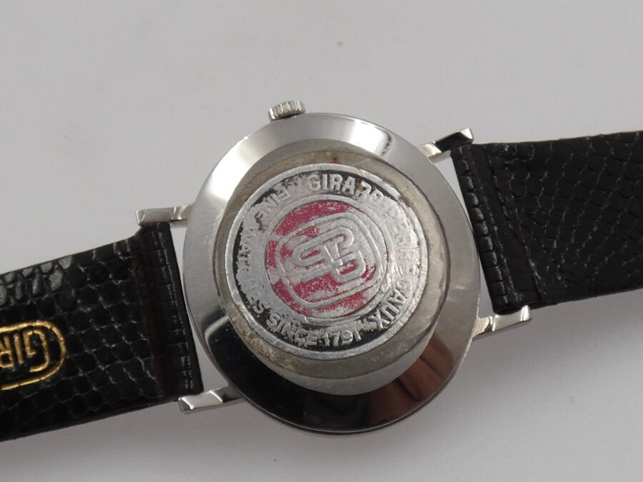 Girard Perregaux Ellipse N.O.S. Acciaio Anni '70 NEW OLD STOCK Carica Manuale Mai Indossato - immagine 16