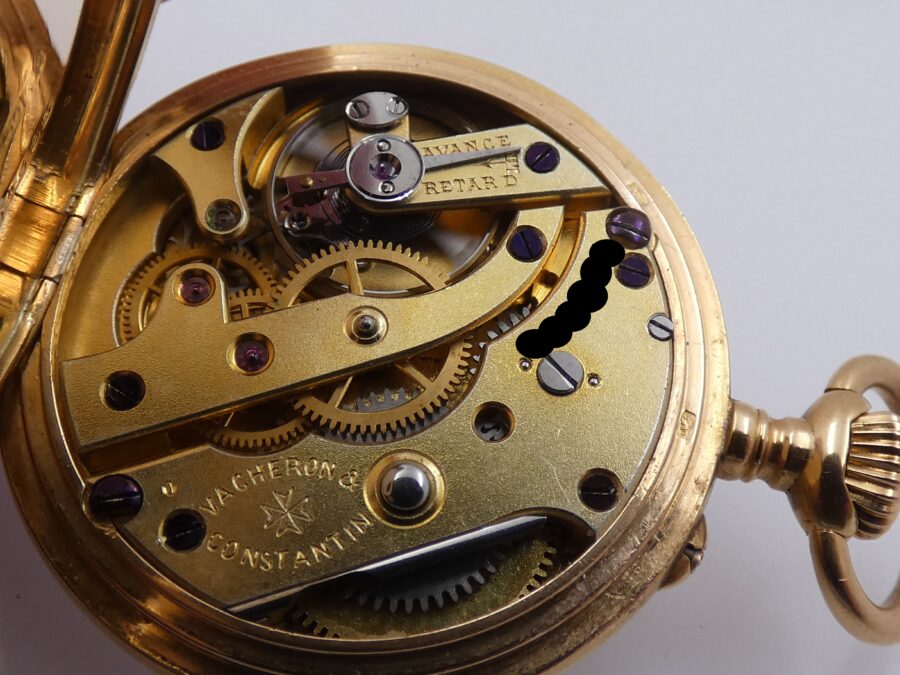 Vacheron Constantin Pocket Monachina Anno 1908 Oro Massiccio 18Kt Quadrante Porcellana Carica Manuale - immagine 15