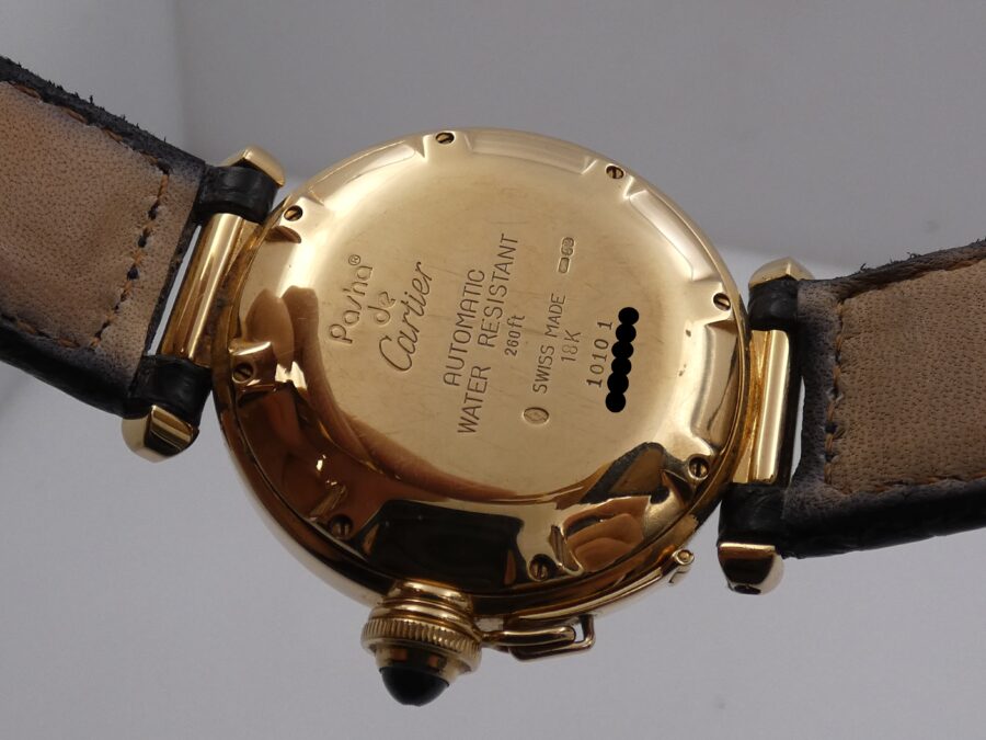 Cartier Pasha 38mm Oro Massiccio 18Kt  Anni 90's Automatico Con Scatola - immagine 17