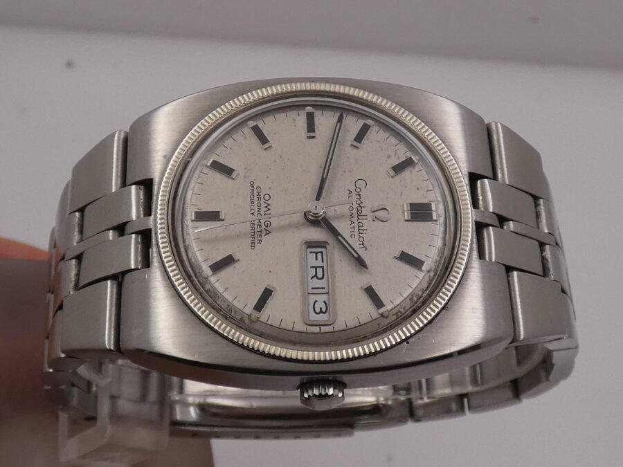 Omega Constellation Day-Date Cronometro ANNO 1970 Automatico Acciaio Braccialato - immagine 3