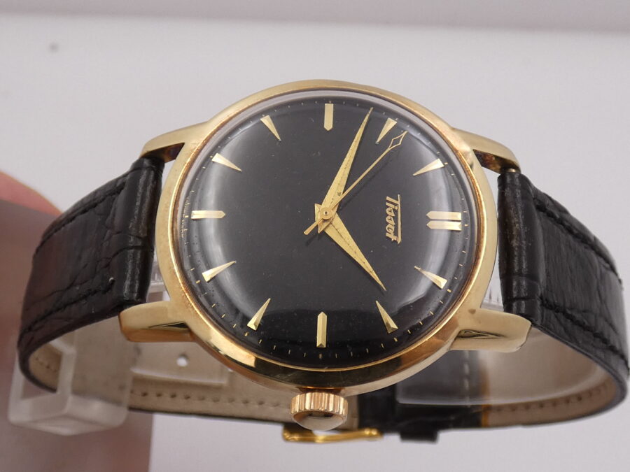 Tissot Classic Vintage ORO Massiccio 14Kt Anno 1954 Carica Manuale - immagine 3