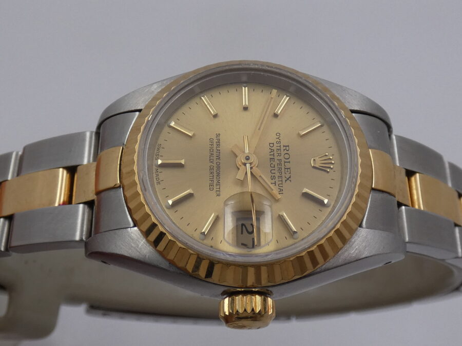 Rolex Lady-Datejust 69173 BOX&PAPERS Garanzia Italia Acciaio & Oro 18Kt ANNO 1994 Automatico - immagine 3