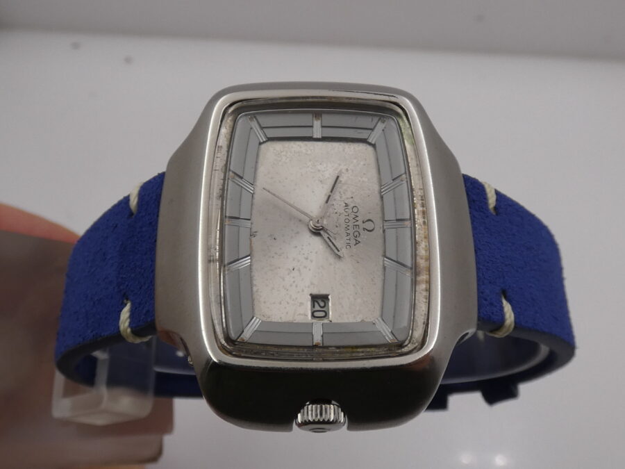 Omega Genève TV Screen Jumbo 45mm Automatico 166.0123 ANNO 1973 Acciaio - immagine 3