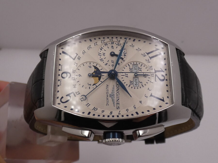 Longines Evidenza Crono Jumbo Triple Date Moonphases NEW BOX&PAPERS Automatico L2.688.4 - immagine 3