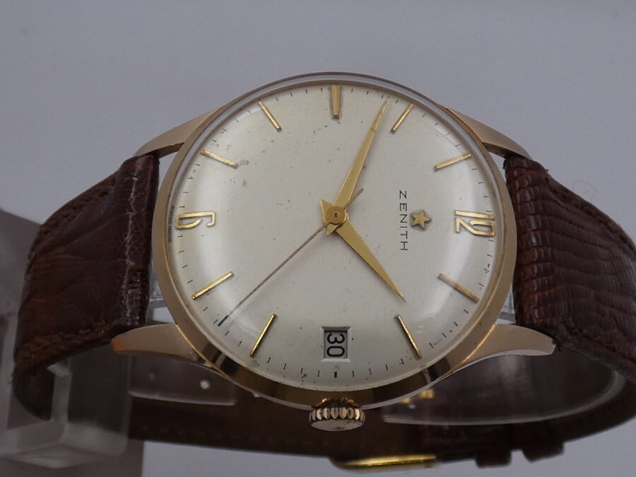 Zenith Stellina Date Oro Rosa 18Kt ANNI '60s Carica Manuale Calibro 2522 - immagine 4