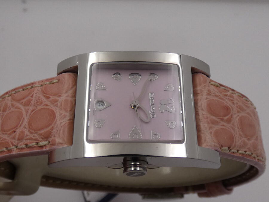 Eberhard & Co. Gingi Date 61007 NEW Pink Dial BOX&PAPERS ANNI 2000's Ladies Watch - immagine 3