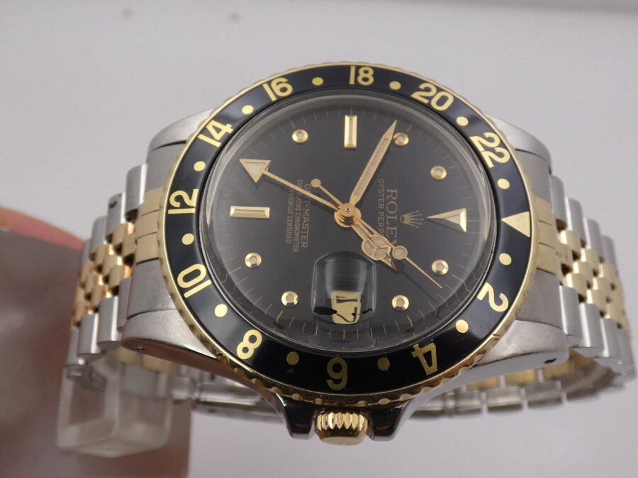 Rolex GMT-Master 16753 Nipple Dial Acciaio&Oro 18Kt Anno 1980 Automatico - immagine 3