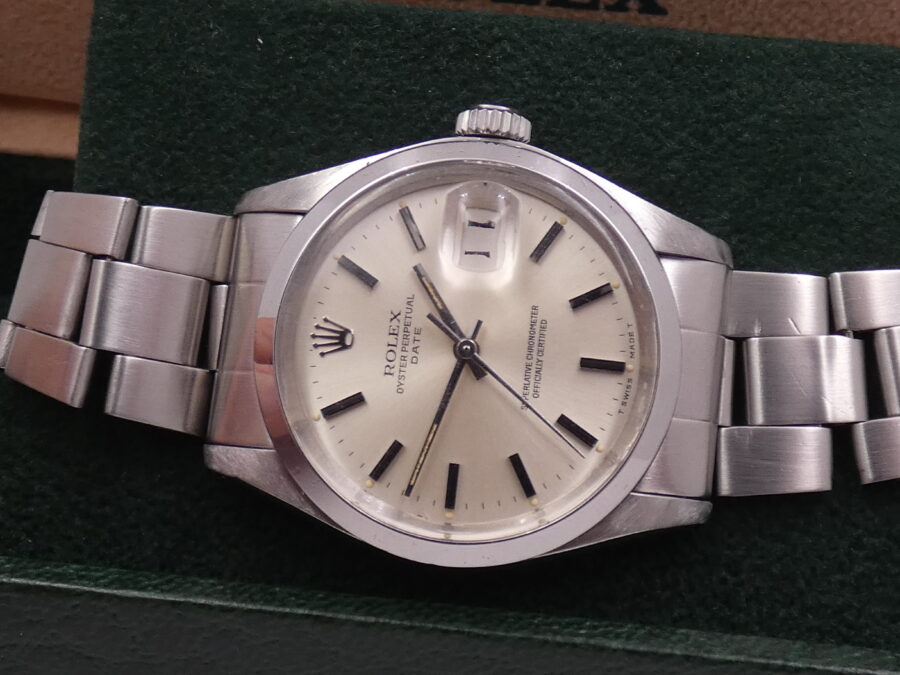 Rolex Oyster Perpetual Date 1500 Automatico Acciaio ANNO 1974 Braccialato - immagine 4