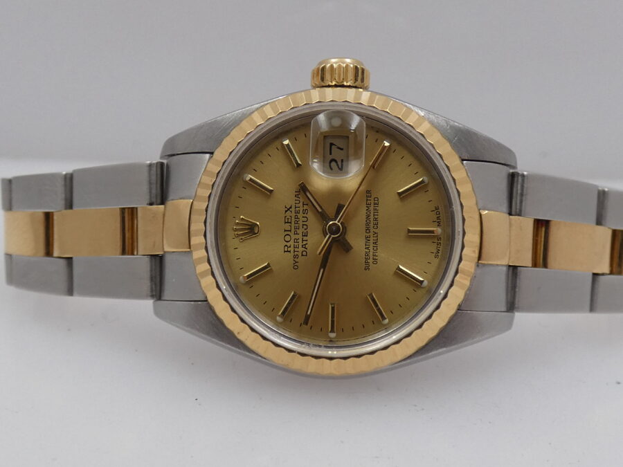 Rolex Lady-Datejust 69173 BOX&PAPERS Garanzia Italia Acciaio & Oro 18Kt ANNO 1994 Automatico - immagine 4