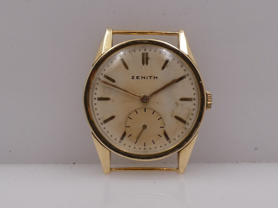 Zenith Calatrava Vintage Oro Massiccio 18Kt Anno 1938 Carica Manuale Calibro 12/4 - immagine 4