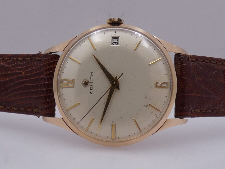 Zenith Stellina Date Oro Rosa 18Kt ANNI '60s Carica Manuale Calibro 2522 - immagine 5