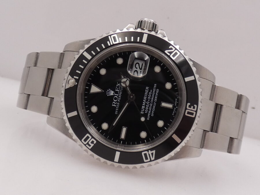 Rolex Submariner Date 16610T No Holes BOX&PAPERS Anno 2004 Automatico Acciaio - immagine 4