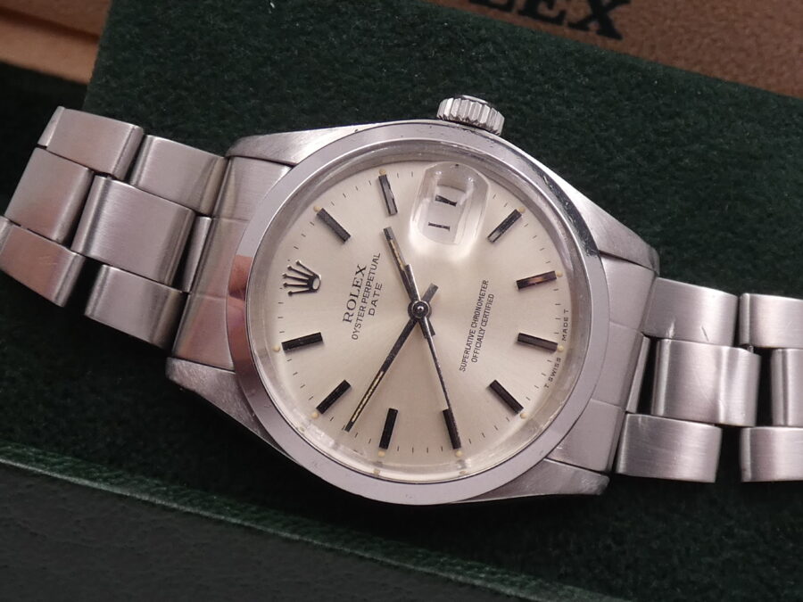 Rolex Oyster Perpetual Date 1500 Automatico Acciaio ANNO 1974 Braccialato - immagine 5