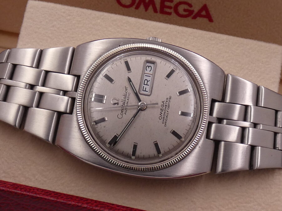 Omega Constellation Day-Date Cronometro ANNO 1970 Automatico Acciaio Braccialato - immagine 5