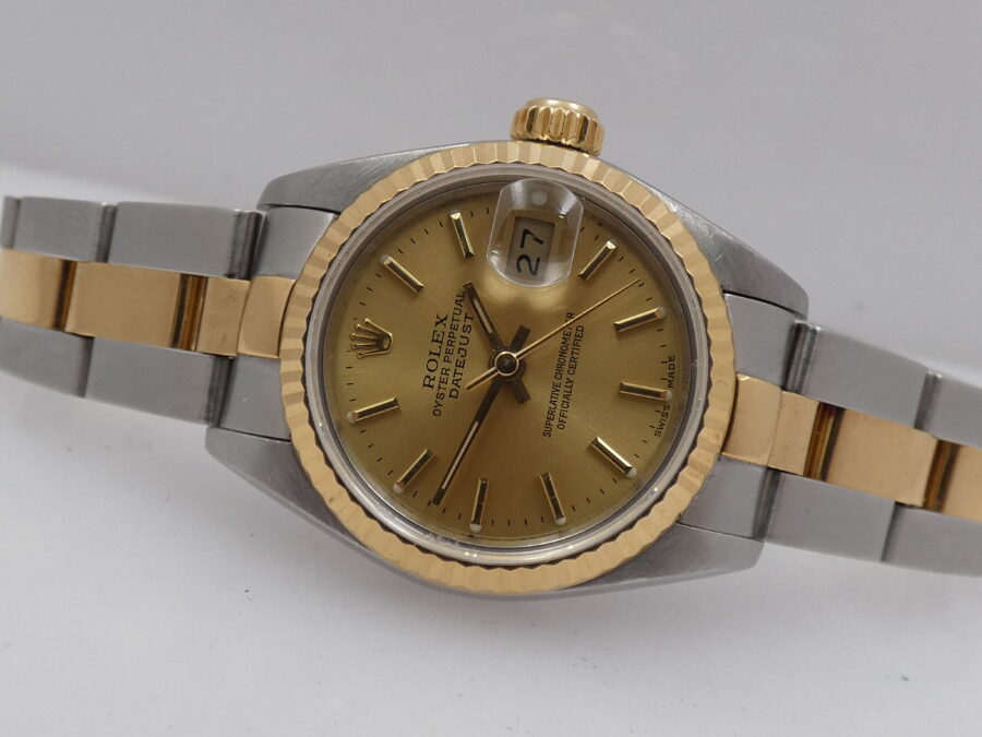 Rolex Lady-Datejust 69173 BOX&PAPERS Garanzia Italia Acciaio & Oro 18Kt ANNO 1994 Automatico - immagine 5