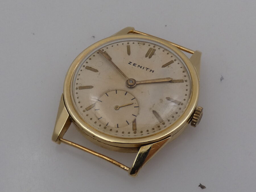 Zenith Calatrava Vintage Oro Massiccio 18Kt Anno 1938 Carica Manuale Calibro 12/4 - immagine 5