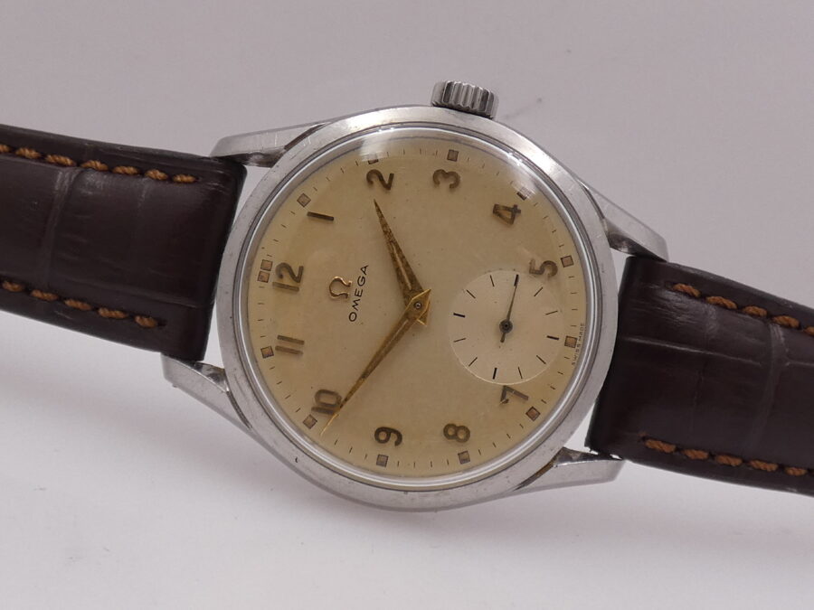 Omega Classic Vintage Oversize 36mm Anno 1952 ORIGINAL DIAL Referenza 2639 Carica Manuale Calibro 266 Acciaio - immagine 5