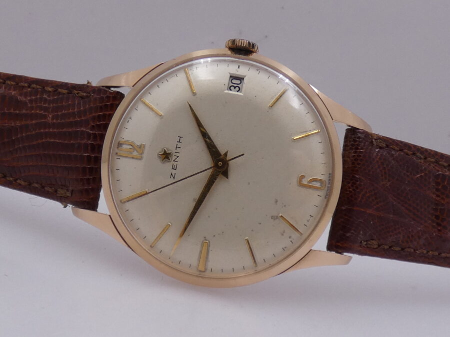 Zenith Stellina Date Oro Rosa 18Kt ANNI '60s Carica Manuale Calibro 2522 - immagine 6