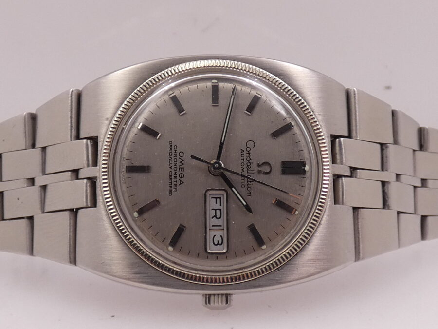 Omega Constellation Day-Date Cronometro ANNO 1970 Automatico Acciaio Braccialato - immagine 6