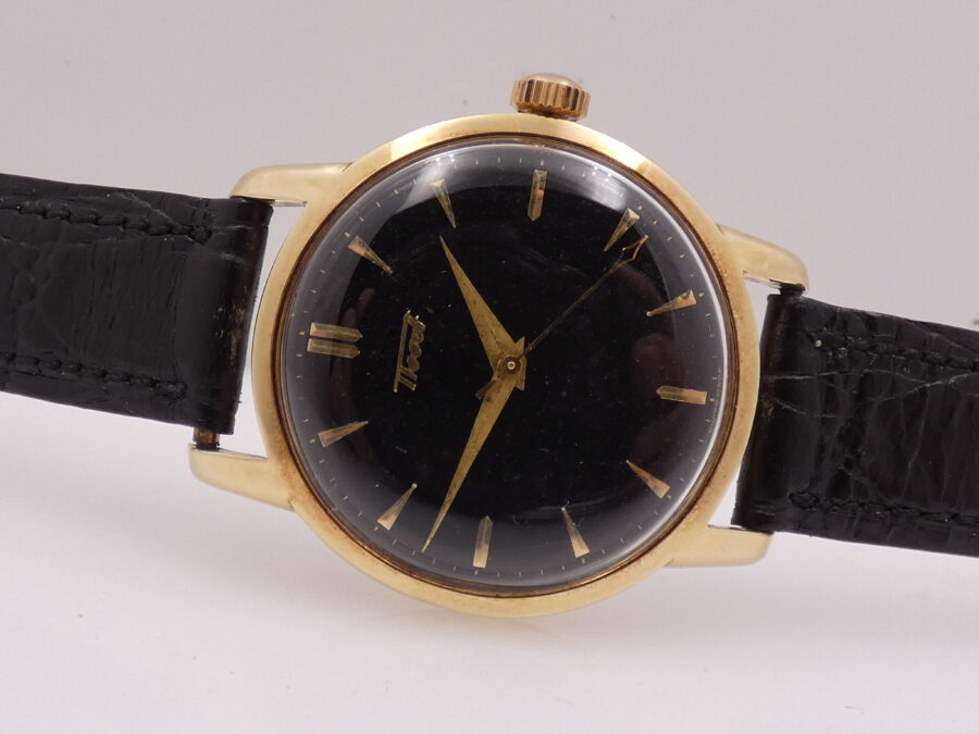 Tissot Classic Vintage ORO Massiccio 14Kt Anno 1954 Carica Manuale - immagine 6