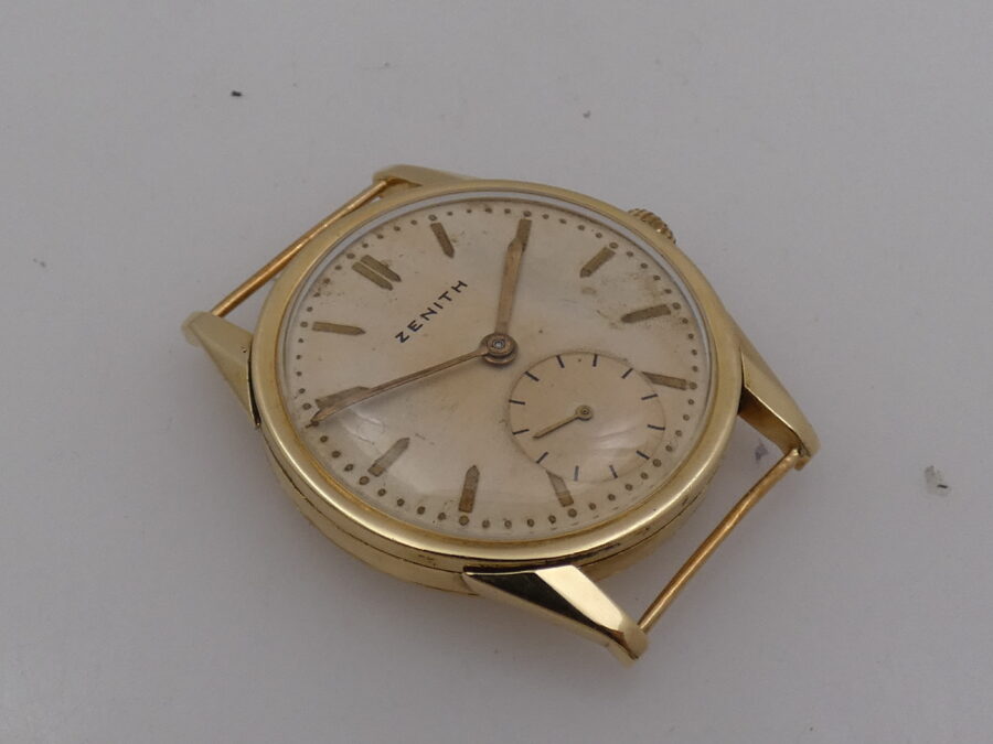 Zenith Calatrava Vintage Oro Massiccio 18Kt Anno 1938 Carica Manuale Calibro 12/4 - immagine 6