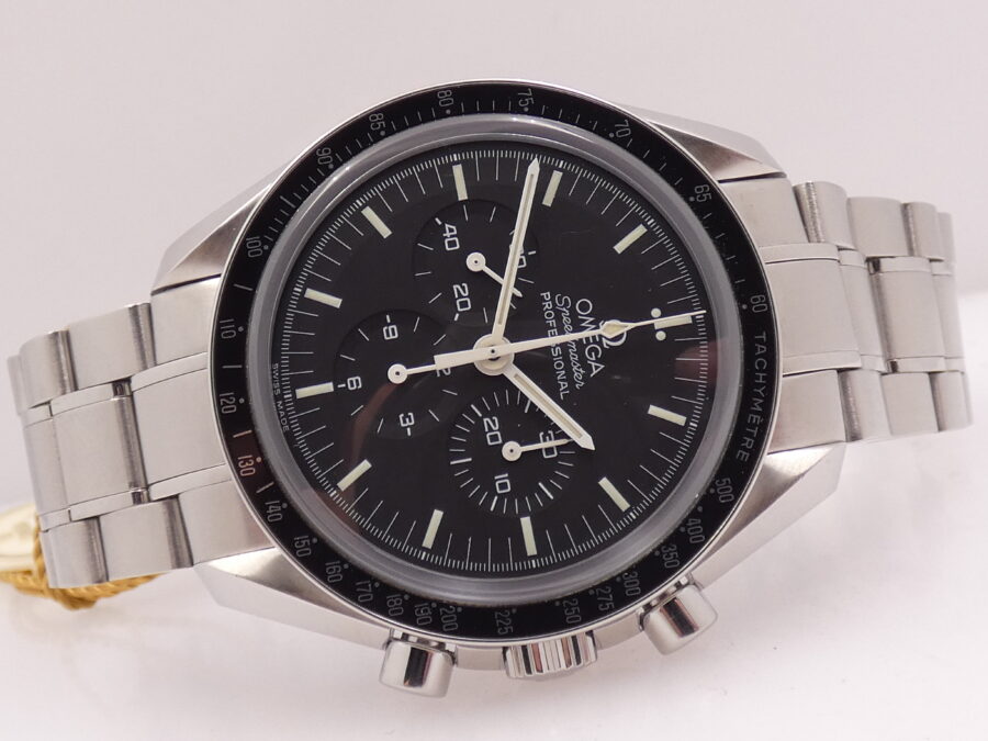 Omega Speedmaster Professional Moonwatch Chronograph Double Sapphire BOX&PAPERS Italia Year 2009 TOP - immagine 6