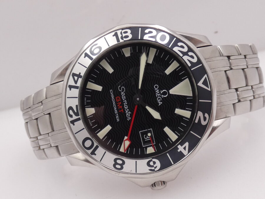 Omega Seamaster 300 GMT 50th Anniversary 2534.50 Acciaio Automatic Chronometer ANNO 2006 With BOX - immagine 6