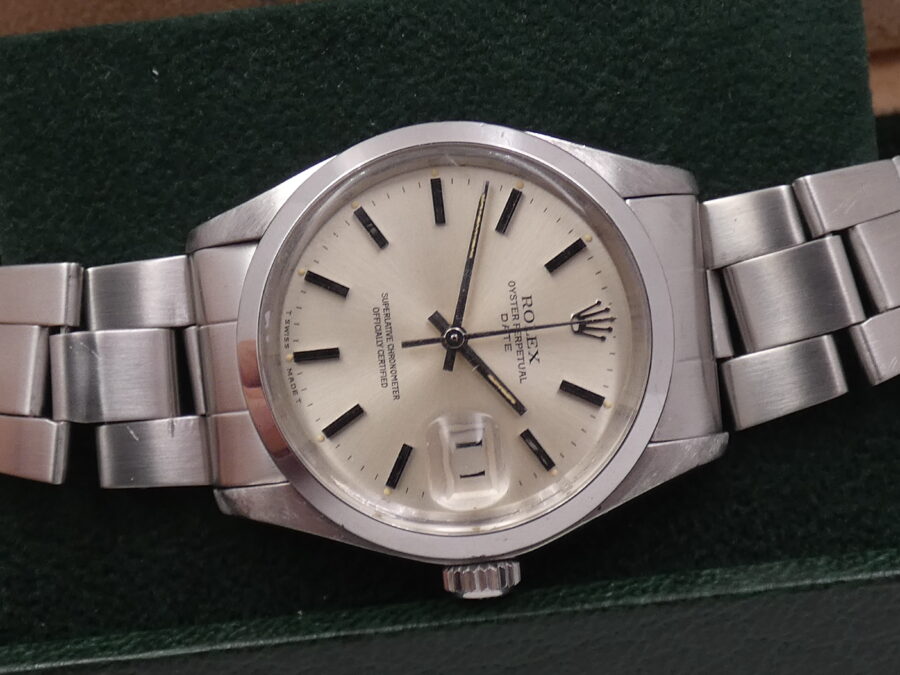 Rolex Oyster Perpetual Date 1500 Automatico Acciaio ANNO 1974 Braccialato - immagine 7