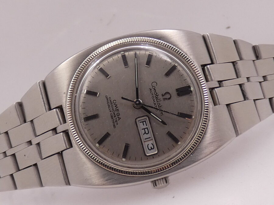 Omega Constellation Day-Date Cronometro ANNO 1970 Automatico Acciaio Braccialato - immagine 7