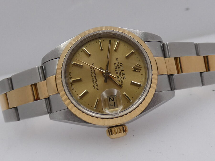 Rolex Lady-Datejust 69173 BOX&PAPERS Garanzia Italia Acciaio & Oro 18Kt ANNO 1994 Automatico - immagine 7