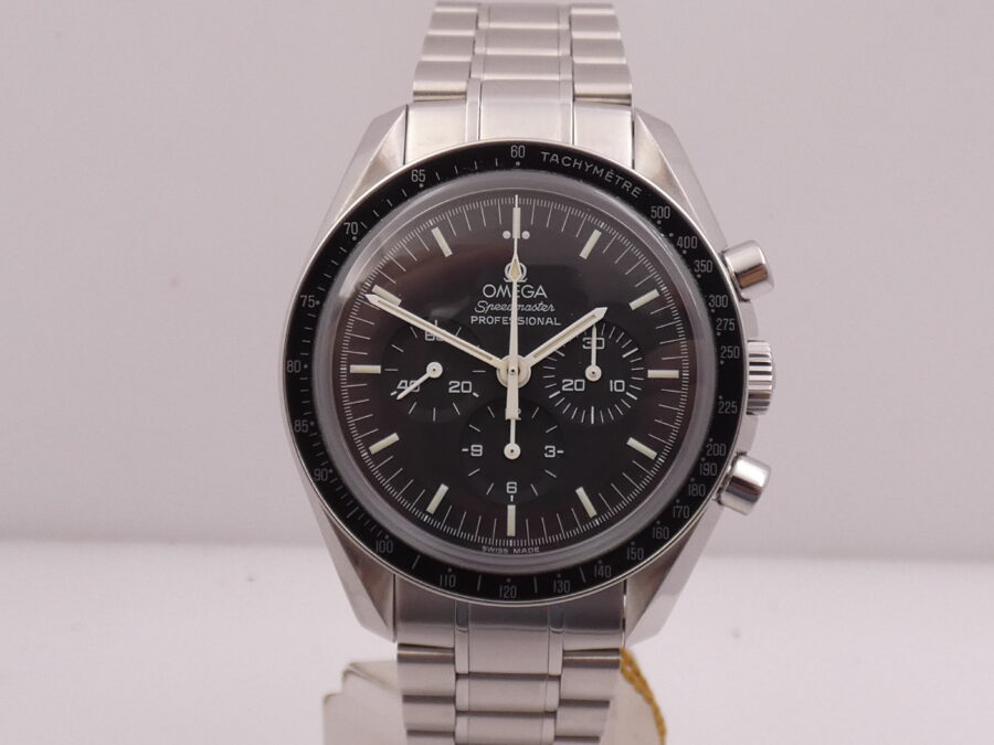 Omega Speedmaster Professional Moonwatch Chronograph Double Sapphire BOX&PAPERS Italia Year 2009 TOP - immagine 7