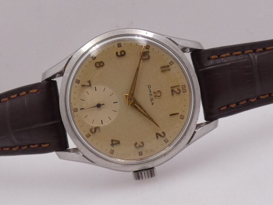 Omega Classic Vintage Oversize 36mm Anno 1952 ORIGINAL DIAL Referenza 2639 Carica Manuale Calibro 266 Acciaio - immagine 7