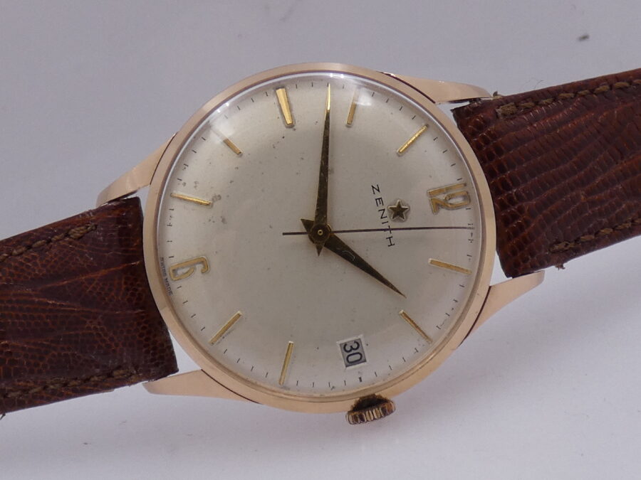 Zenith Stellina Date Oro Rosa 18Kt ANNI '60s Carica Manuale Calibro 2522 - immagine 8