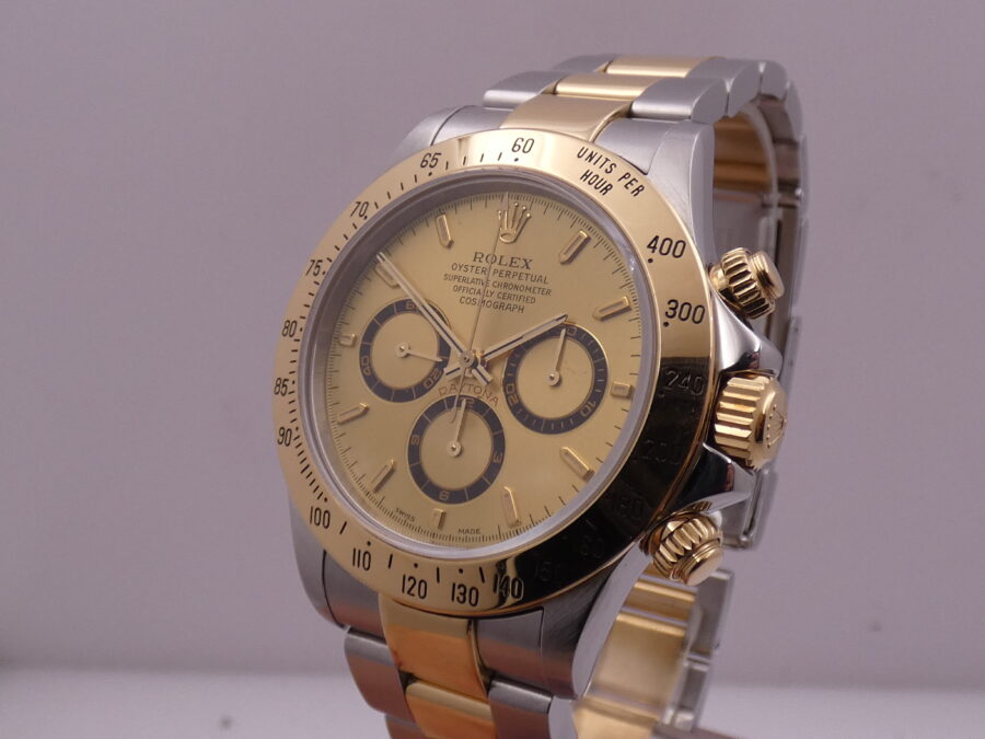 Rolex Daytona Zenith 16523 SEL A Series BOX&PAPERS Never Polished Acciaio & Oro 18Kt Anno 2000 - immagine 7