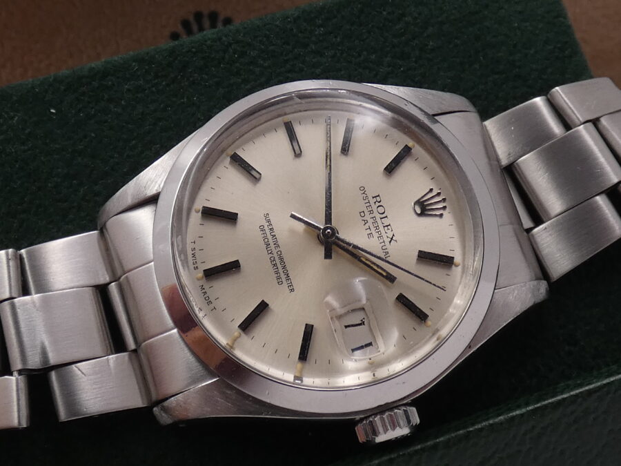 Rolex Oyster Perpetual Date 1500 Automatico Acciaio ANNO 1974 Braccialato - immagine 8