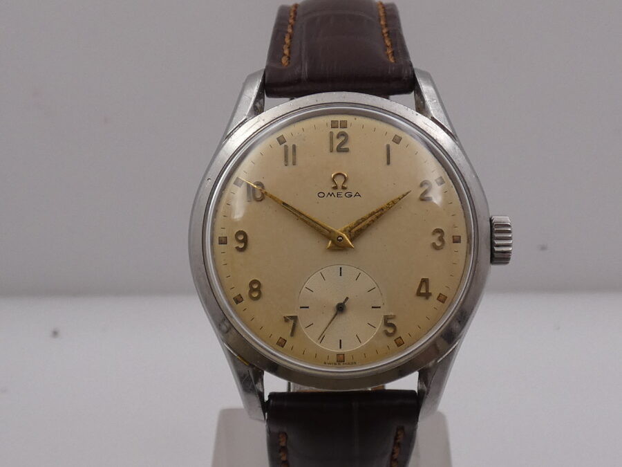 Omega Classic Vintage Oversize 36mm Anno 1952 ORIGINAL DIAL Referenza 2639 Carica Manuale Calibro 266 Acciaio - immagine 8