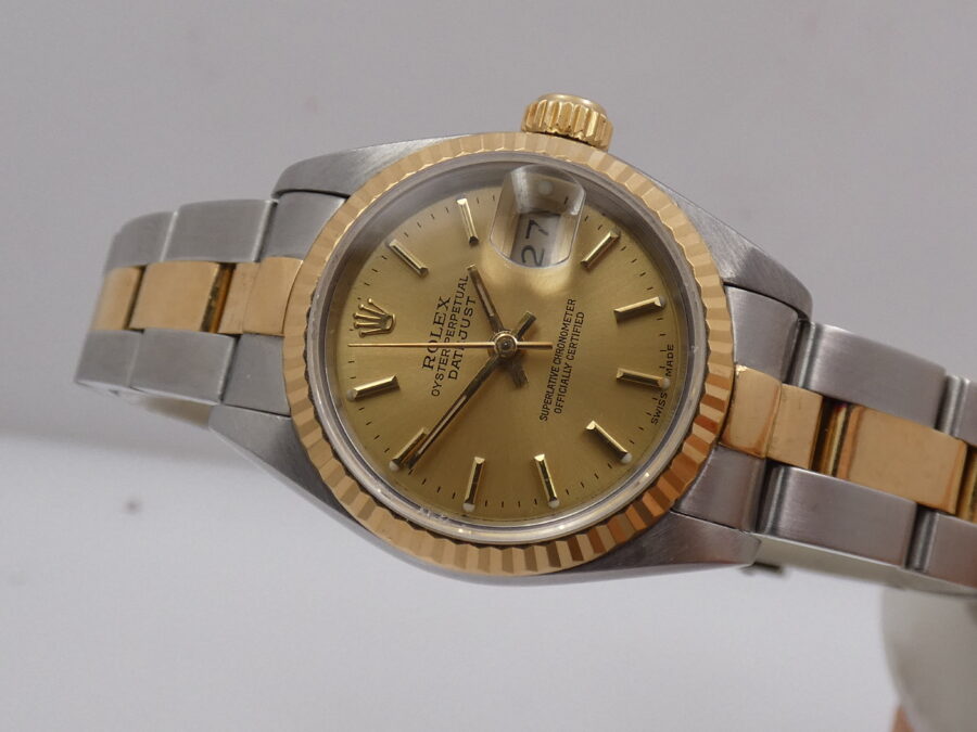 Rolex Lady-Datejust 69173 BOX&PAPERS Garanzia Italia Acciaio & Oro 18Kt ANNO 1994 Automatico - immagine 9