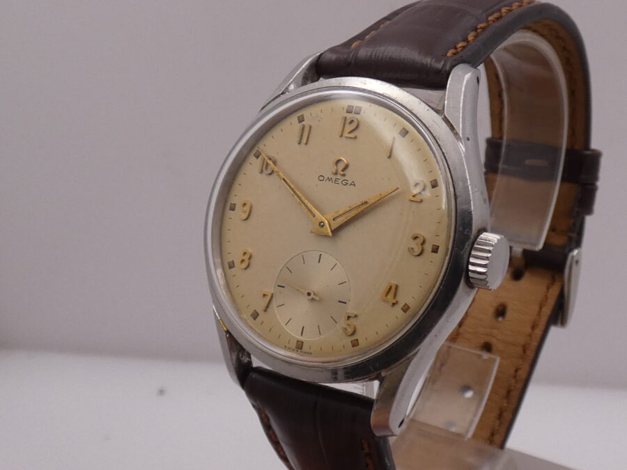 Omega Classic Vintage Oversize 36mm Anno 1952 ORIGINAL DIAL Referenza 2639 Carica Manuale Calibro 266 Acciaio - immagine 9