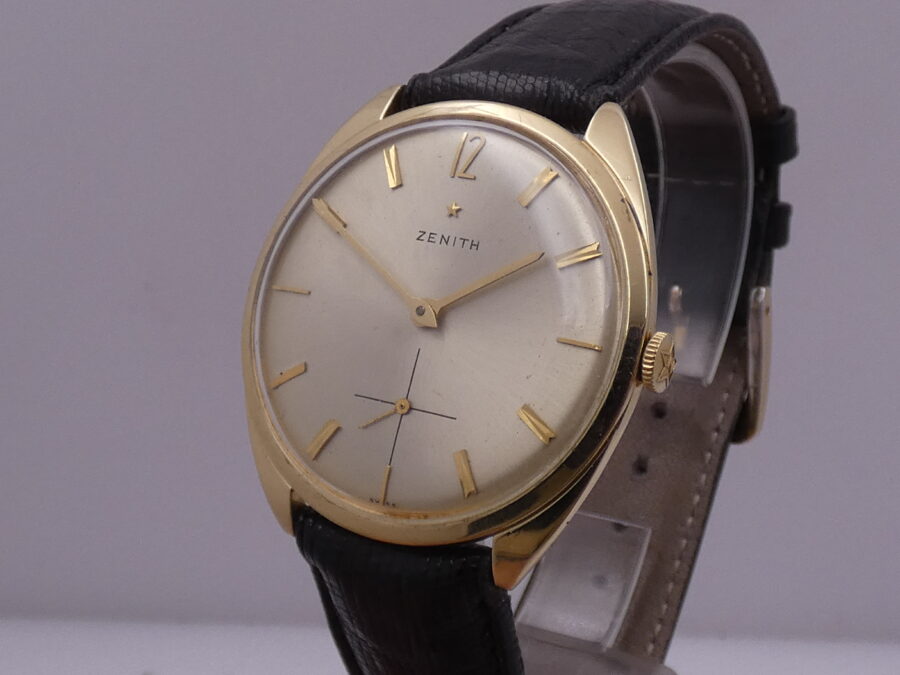 Zenith Stellina Oro 18Kt ANNI'50 Carica Manuale Cal. 40T Vintage Watch - immagine 9