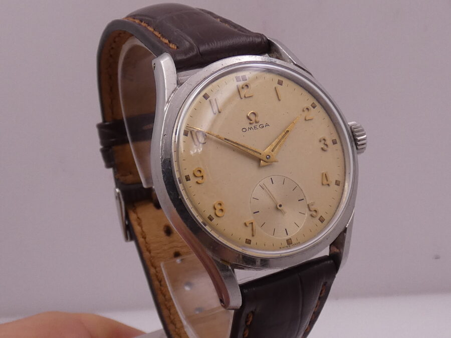 Omega Classic Vintage Oversize 36mm Anno 1952 ORIGINAL DIAL Referenza 2639 Carica Manuale Calibro 266 Acciaio - immagine 10