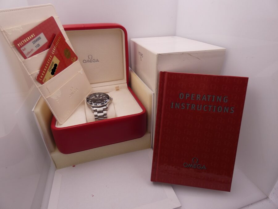 Omega Seamaster Diver 300 M Professional 168.1640 41mm BOX&PAPERS Anno 2006 Automatico Acciaio - immagine 10