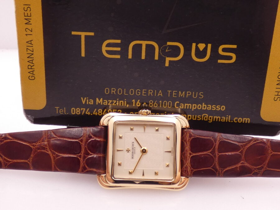 Vacheron Constantin Toledo Oro Massiccio 18Kt BOX&PAPERS Sigma Dial ANNO 1999 Carica Manuale Ref 11100 Ladies - immagine 2