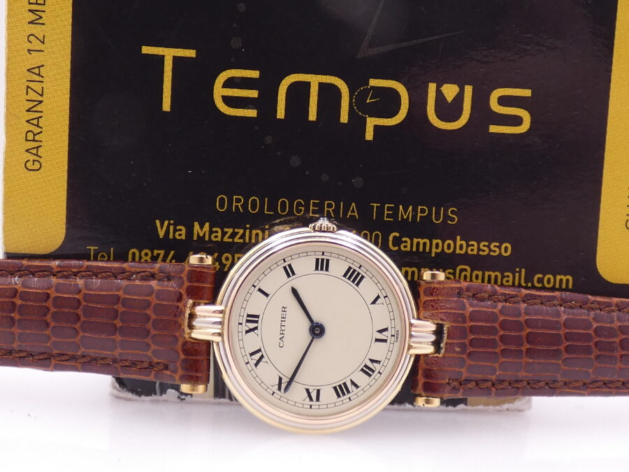 Cartier Trinity Vendome Paris Tridor 18 Kt Lady 881004 With PAPERS Anno 1988 Wonderful - immagine 2